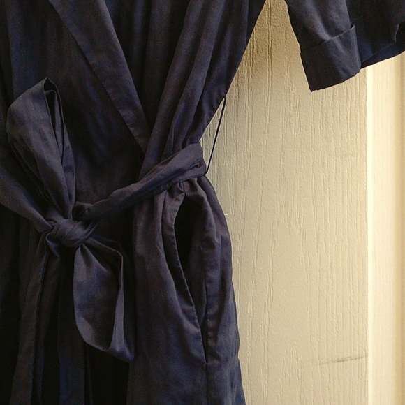 Zara navy duster/trench dress EUC - Picture 5 of 16